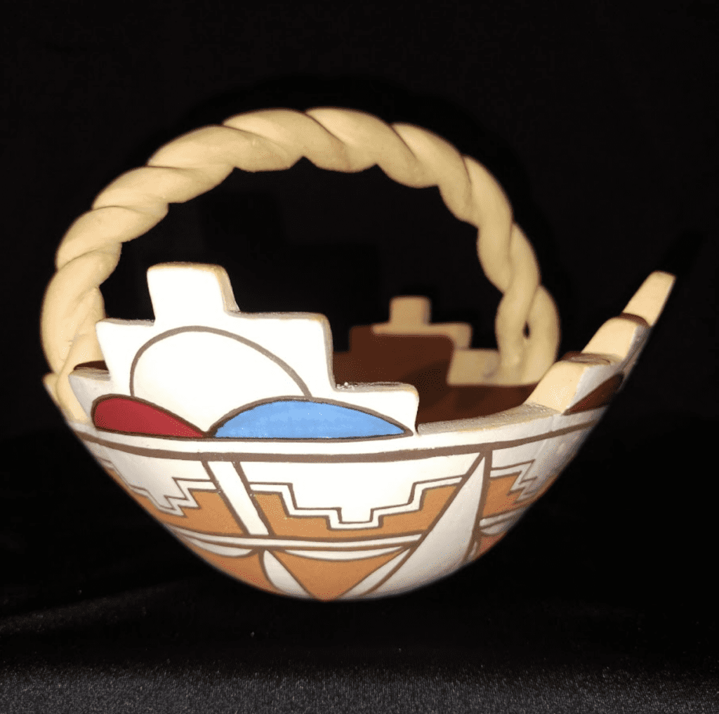 Pottery basket